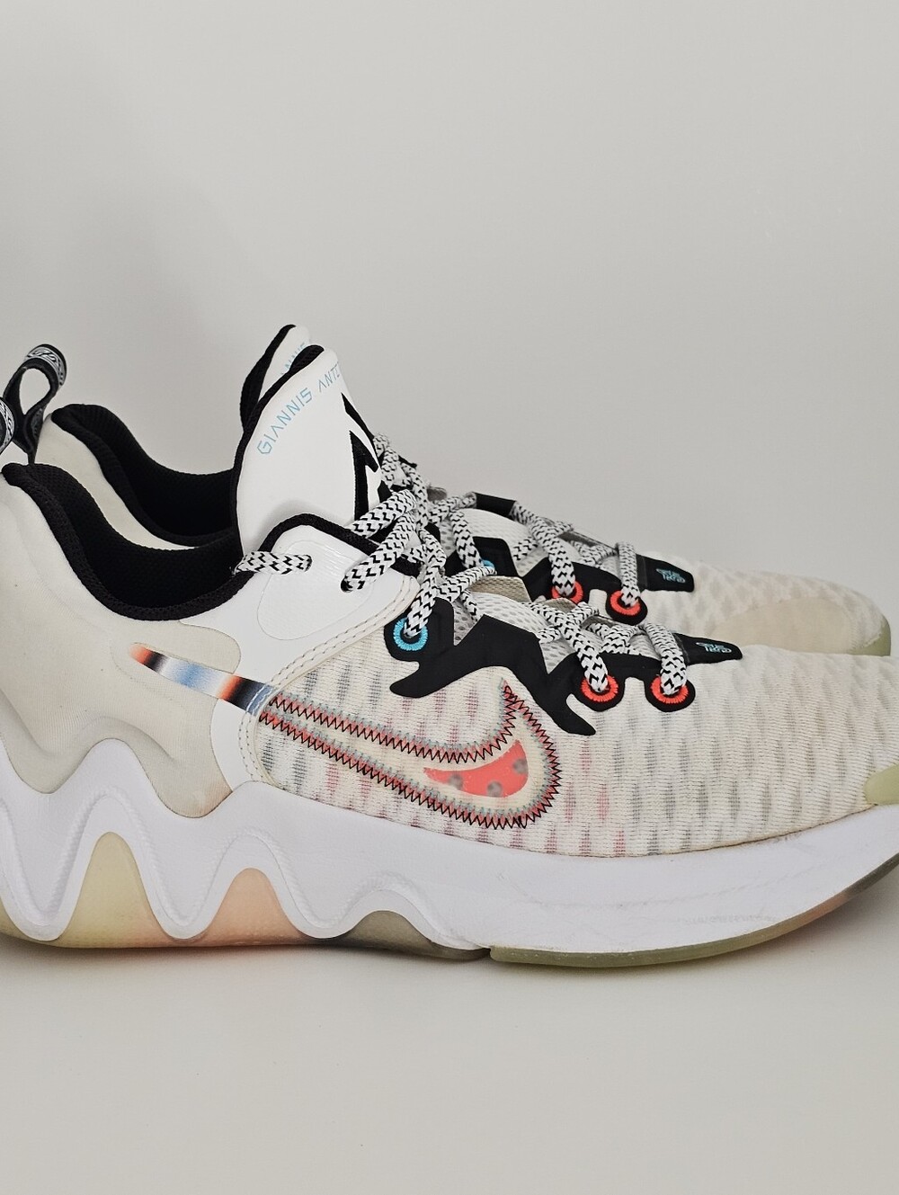 Nike Giannis Immortality Zoom Air Mesh Cushion Basketball Shoes Mens 8.5 DH44770 - Picture 5 of 11